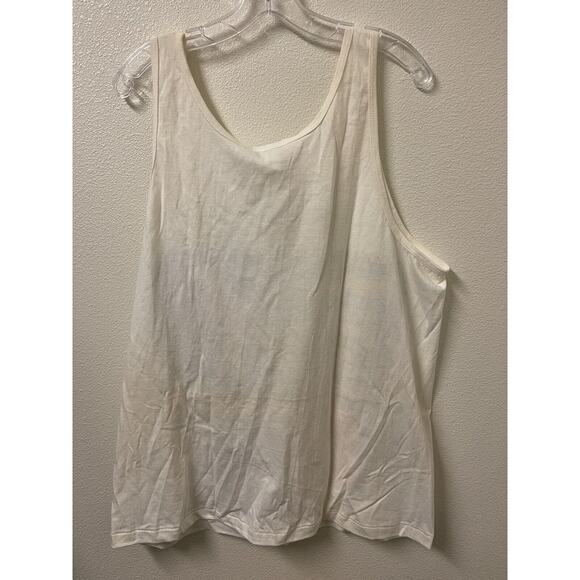 NWT 80s Vintage Jacques Moret Double Tank Top ETHNIC BLOCK PRINT TANK TOP OS - Picture 7 of 7